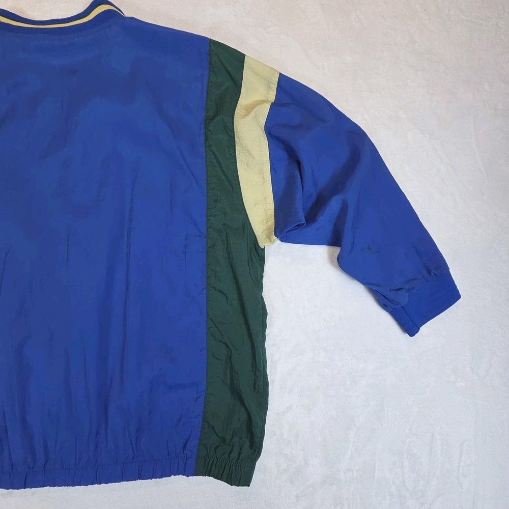 Vintage Nike Windbreaker ColorBlock Zip Long Sleeve Malaysia Blue Size Large 14 - Picture 5 of 12